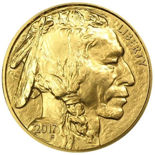 2017 1 OZ AMERICAN GOLD BUFFALO COIN (1 of 2)