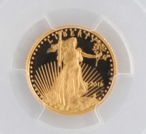 UNITED STATES 2016-W $5 AMERICAN GOLD EAGLE 1/10TH OUNCE (1 of 2)