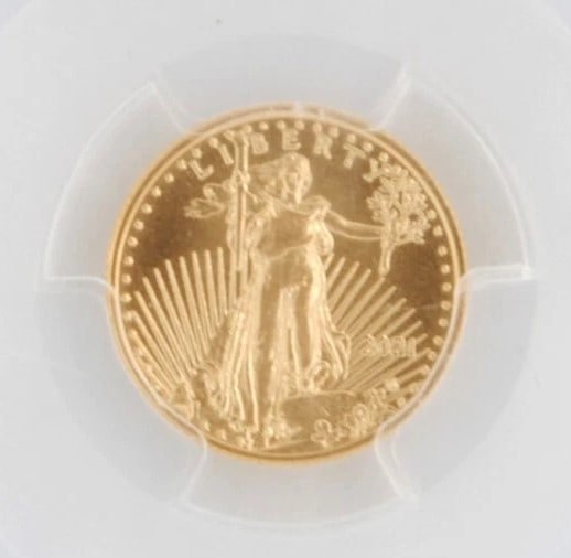 US 2021 AMERICAN GOLD EAGLE TYPE 2 $5 1/10TH OUNCE GOLD COIN (1 of 1)