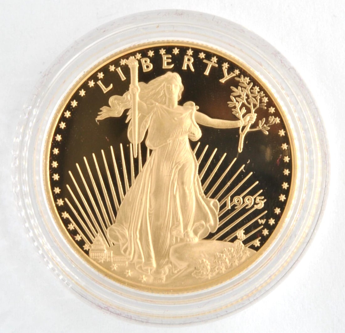 US 1995 1 OUNCE .917 FINE AMERICAN EAGLE $50 DOLLAR (1 of 2)