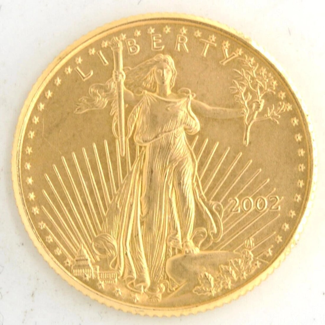 UNITED STATES US 2002 $10 AMERICAN EAGLE 1/4 OUNCE (1 of 2)