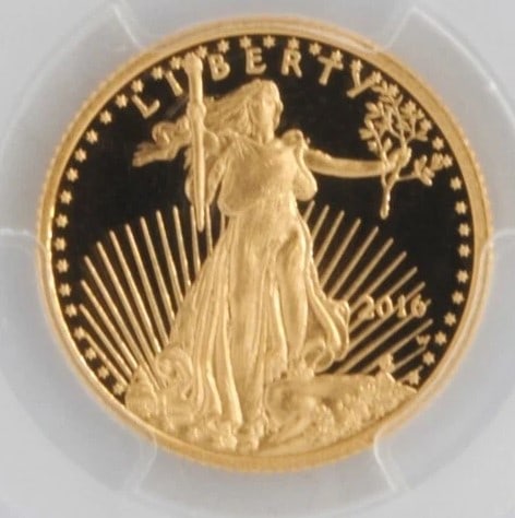 UNITED STATES 2016 W $10 AMERICAN GOLD EAGLE 1/4TH OUNCE (1 of 2)