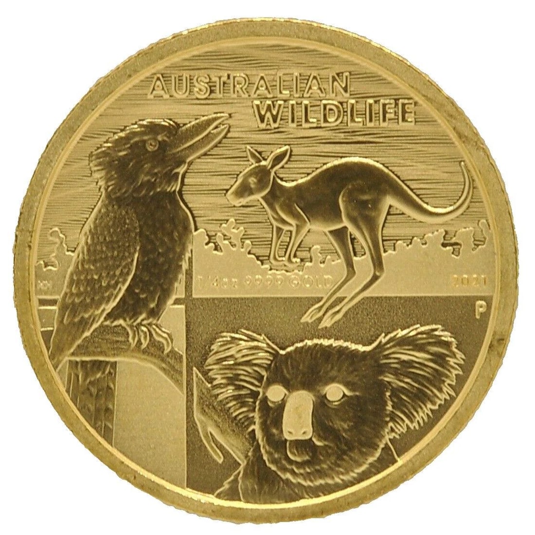 2021 1/4OZ FINE GOLD AUSTRALIAN WILDLIFE KOALA (1 of 2)