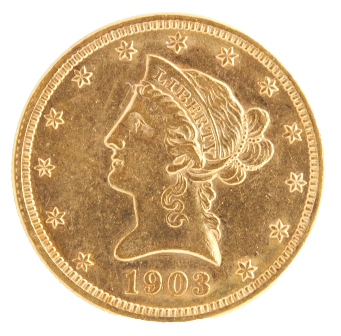 UNITED STATES 1903-O $10 LIBERTY HEAD EAGLE (1 of 2)
