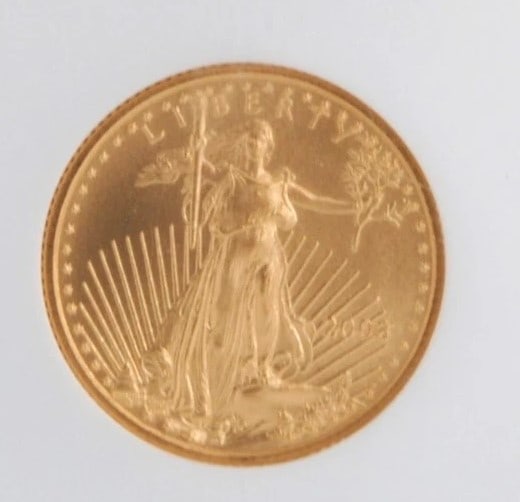 UNITED STATES 2003 $10 AMERICAN GOLD EAGLE (1 of 2)