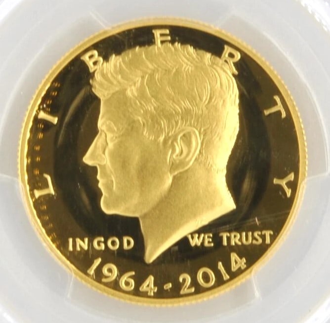 2014-W UNITED STATES JFK 50TH ANNIVERSARY 3/4 OUNCE (1 of 2)