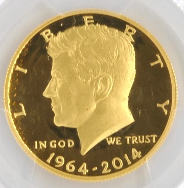 2014-W UNITED STATES 50TH ANNIVERSARY 3/4 OUNCE .999 GOLD COIN (1 of 2)