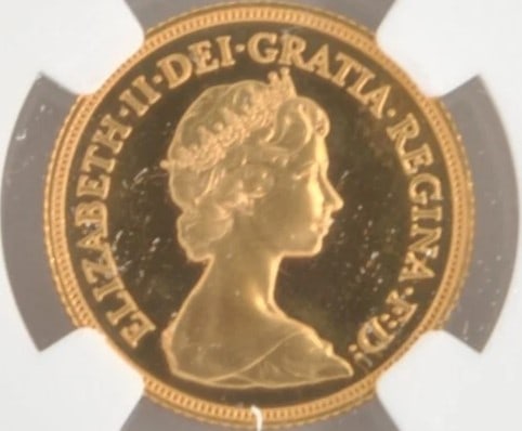 GREAT BRITAIN 1984 1 SOVEREIGN PROOF .917 GOLD COIN: Great Britain 1984 1 Sovereign Proof .917 Gold Coin Brand: None Year: 1984 Denomination: 1 Sovereign Fineness: 0.917 Country of Origin: None Accessories: None Accessories Notice: When purc