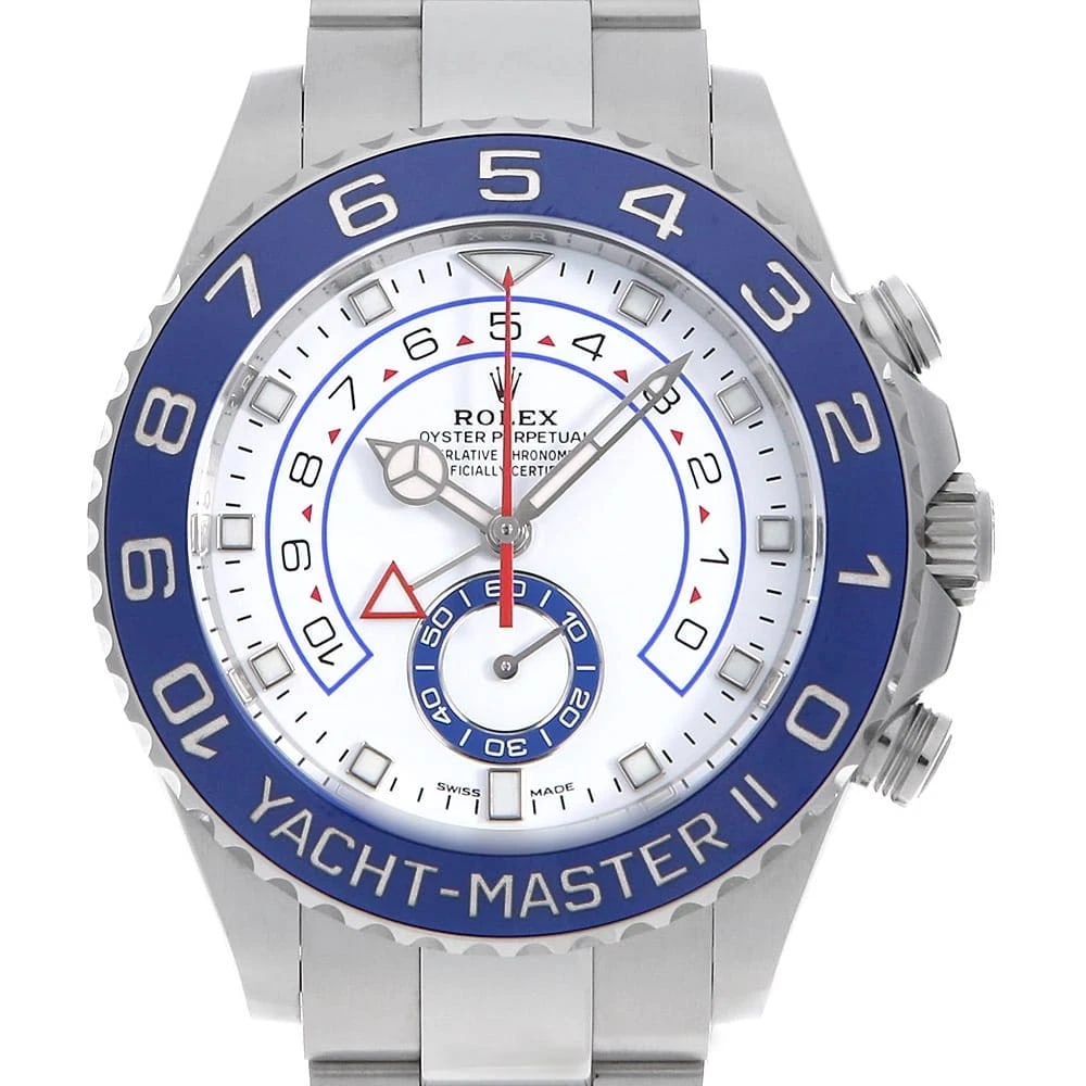 ROLEX YACHT-MASTER II NEW MERCEDES-BENZ HANDS WRIST WATCH: ROLEX Yacht-Master II New Mercedes-Benz Hands Wrist Watch Brand: ROLEX Type: Wrist watch Material: Band Material Stainless Steel, Case Material Stainless Steel Color: White Size: Case:W44mm Circum