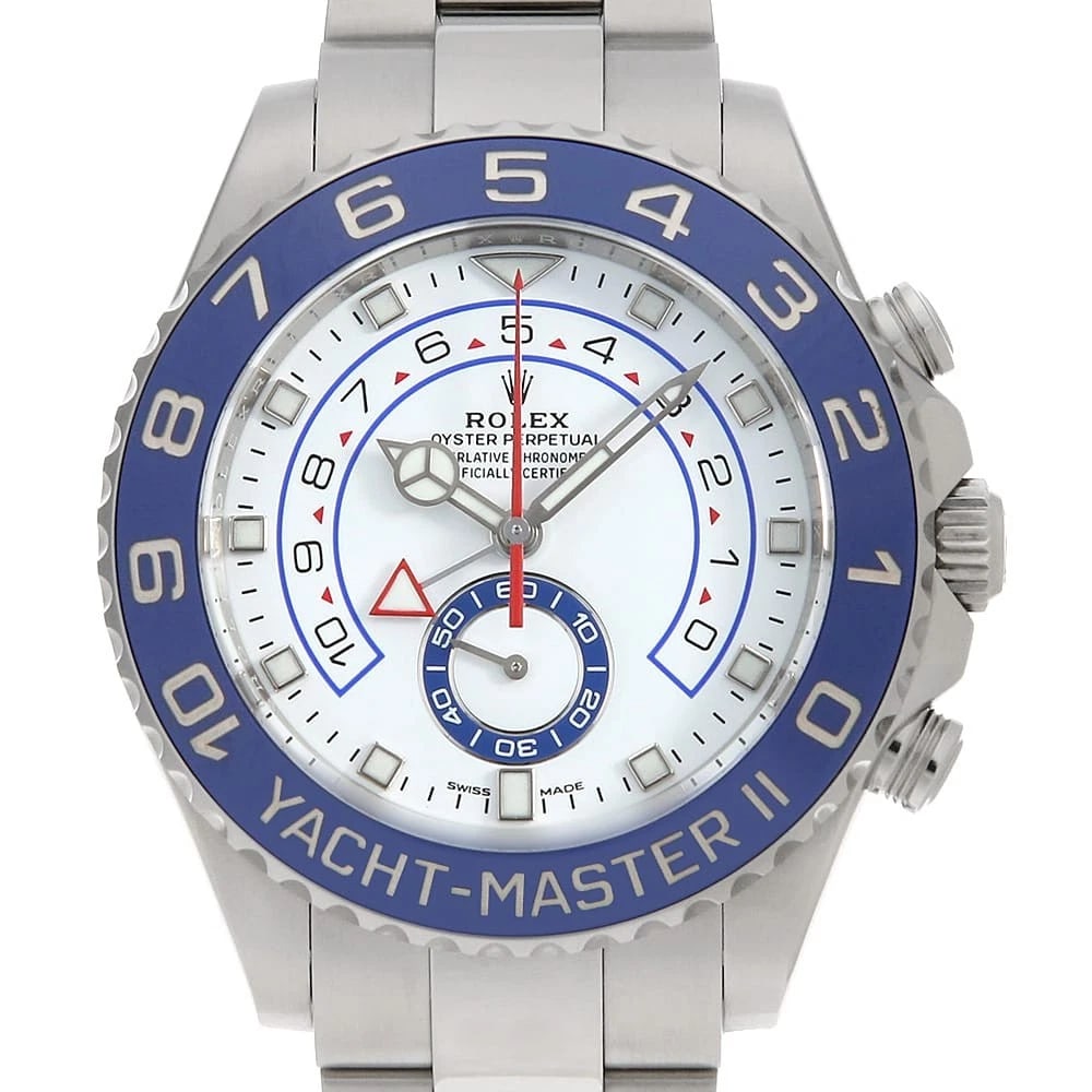 ROLEX YACHT-MASTER NEW MERCEDES WHITE WRIST WATCH: ROLEX Yacht-Master New Mercedes white Wrist Watch Brand: ROLEX Type: Wrist watch Material: Band Material Stainless Steel, Case Material Stainless Steel Color: White Size: Case:W44mm Circumference