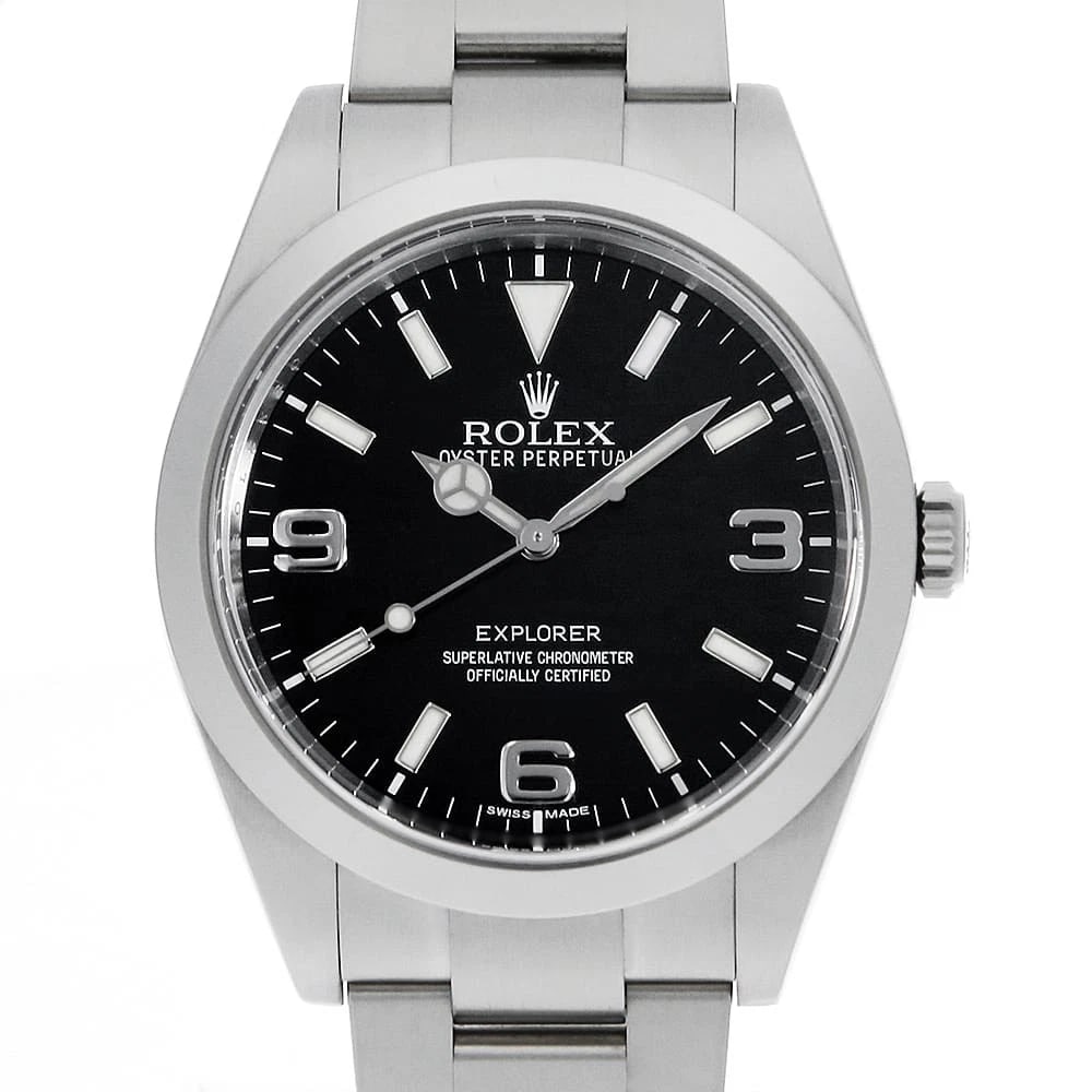 ROLEX EXPLORER I EARLY MODEL BLACKOUT WRIST WATCH (1 of 8)