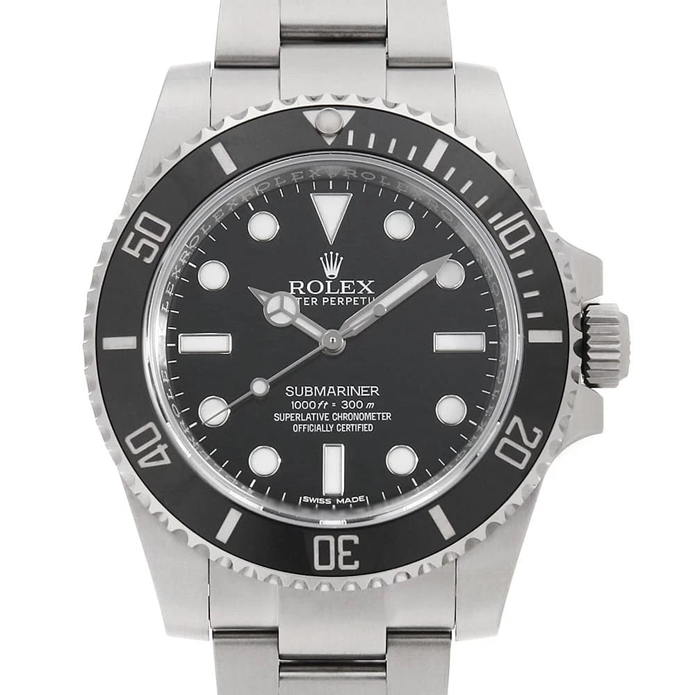 ROLEX SUBMARINER DATE BLACK WRIST WATCH (1 of 7)
