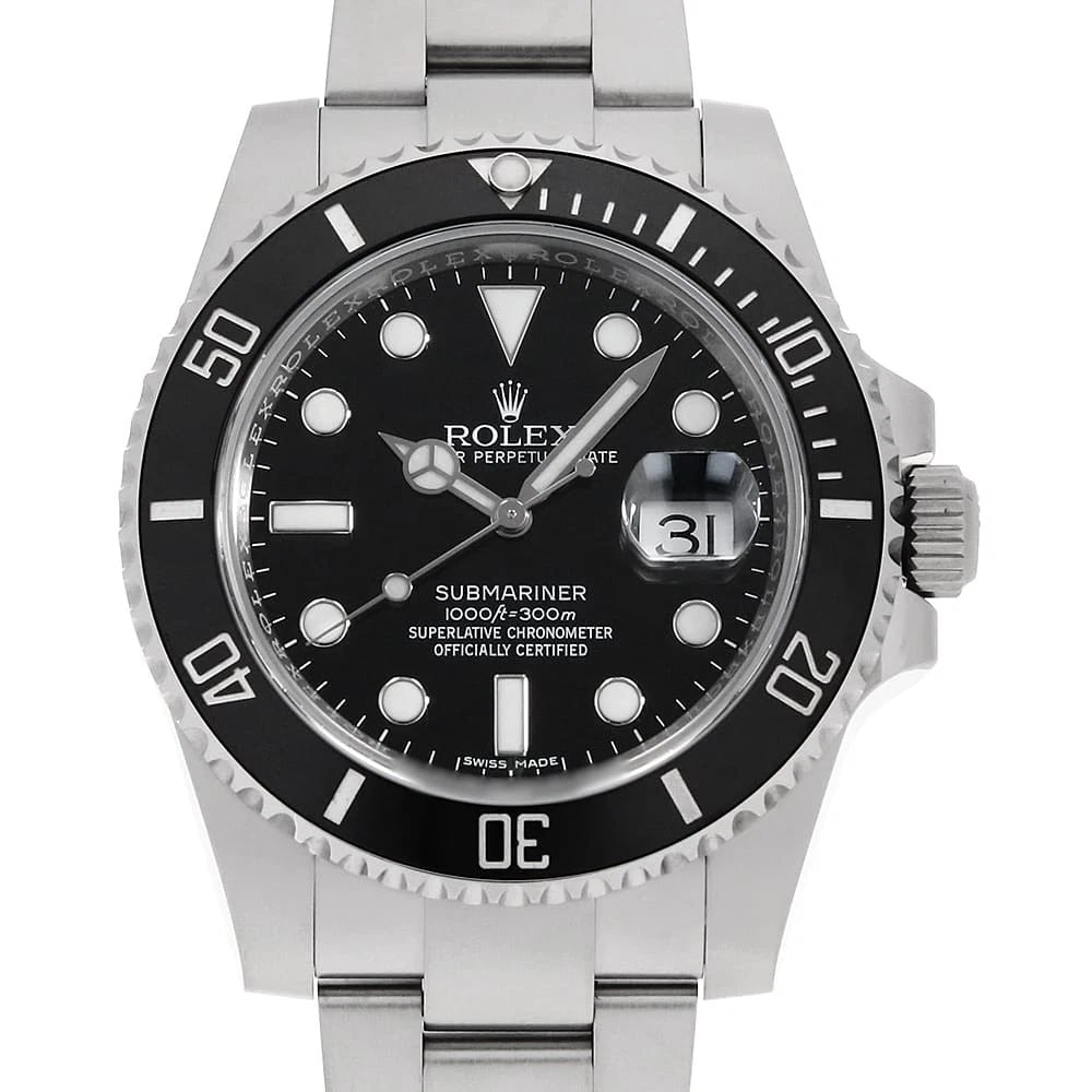 ROLEX SUBMARINER DATE BLACK WRIST WATCH (1 of 5)