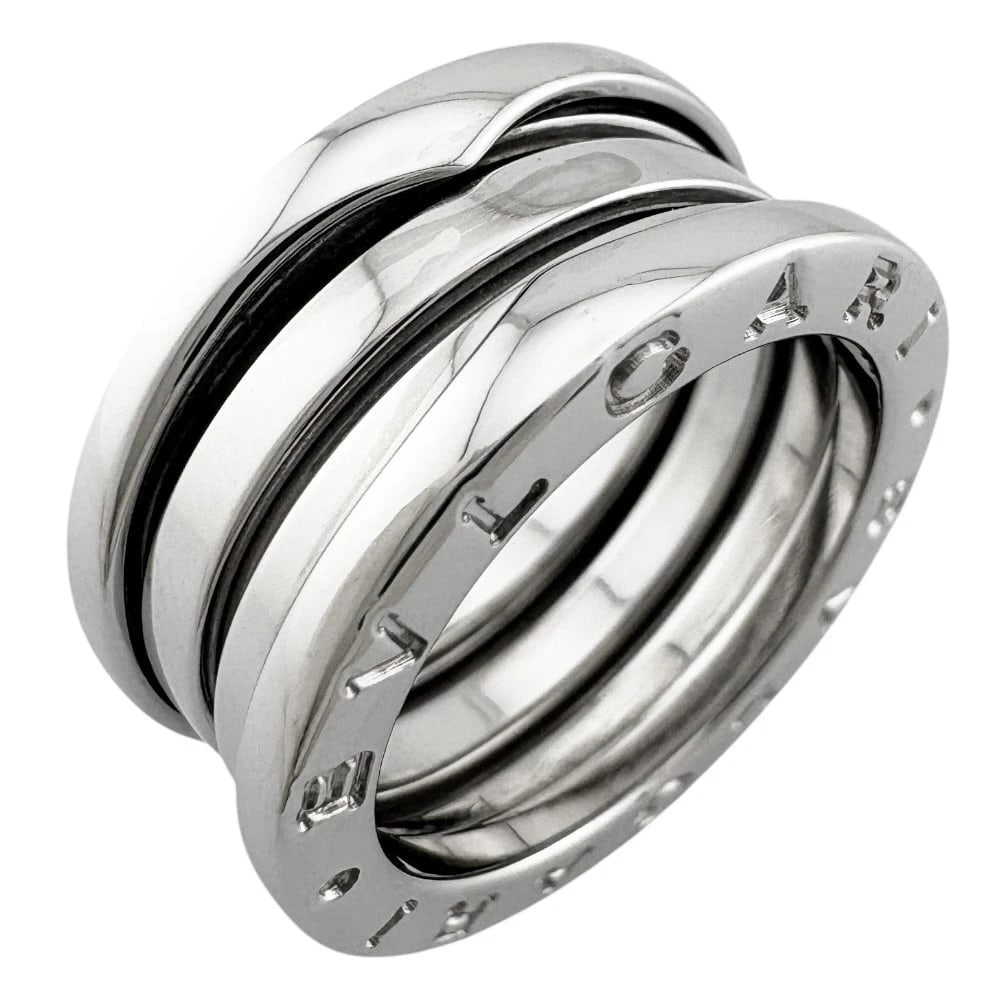BVLGARI RING K18 WHITE GOLD B.ZERO1 3 BANDS (1 of 4)