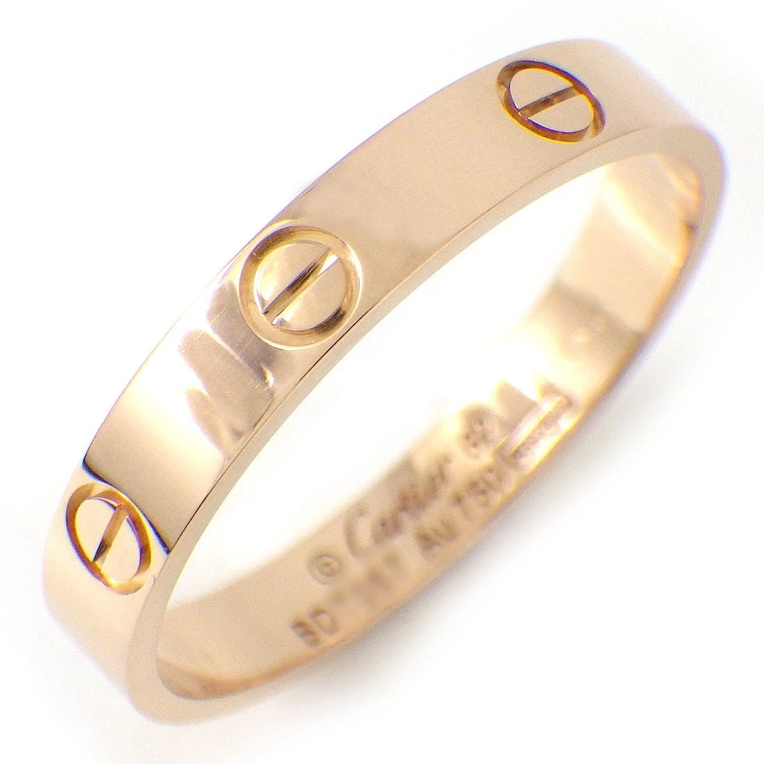 CARTIER RING LOVE WEDDING BAND 750 ROSE GOLD (1 of 2)