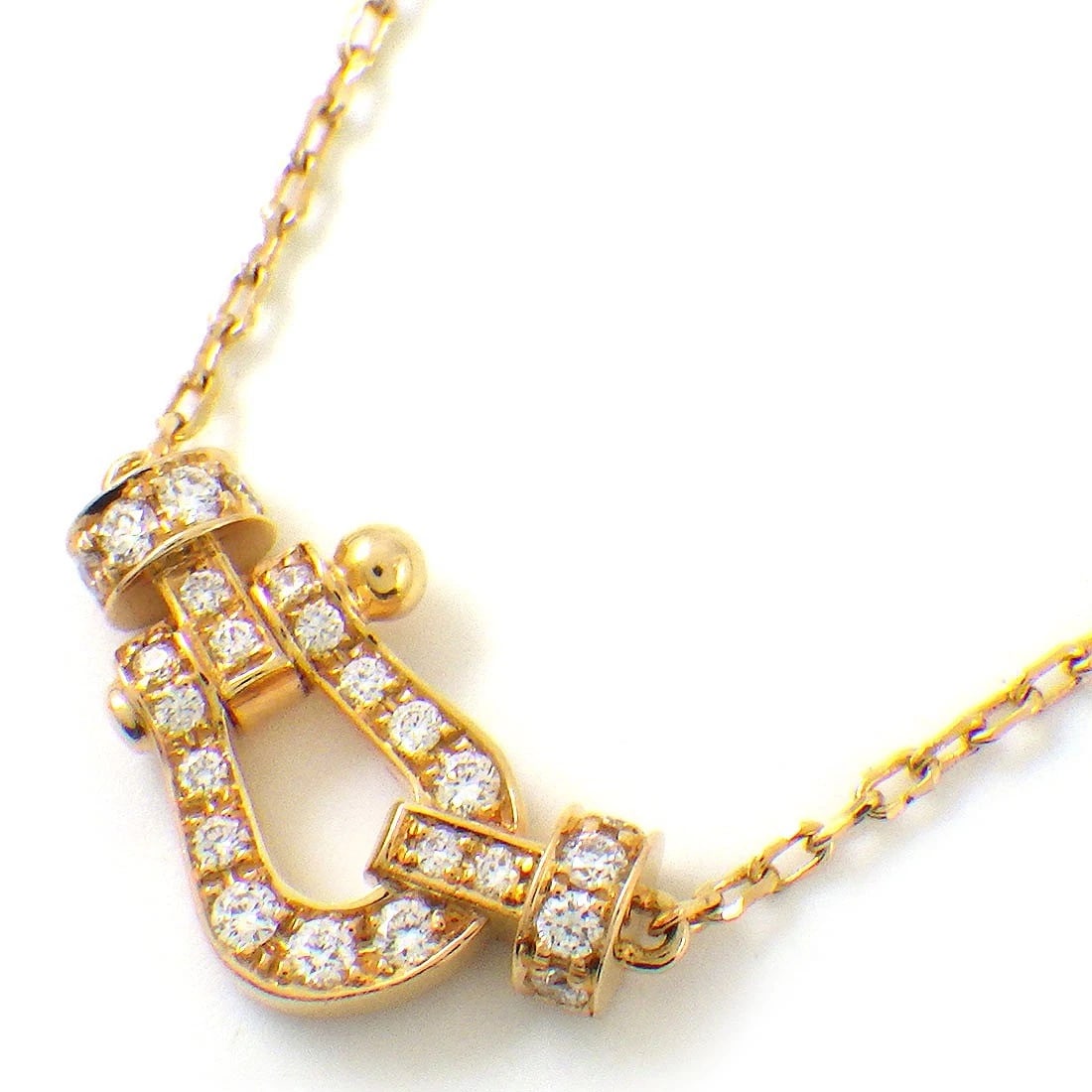 FRED NECKLACE DIAMOND 750 ROSE GOLD (1 of 4)