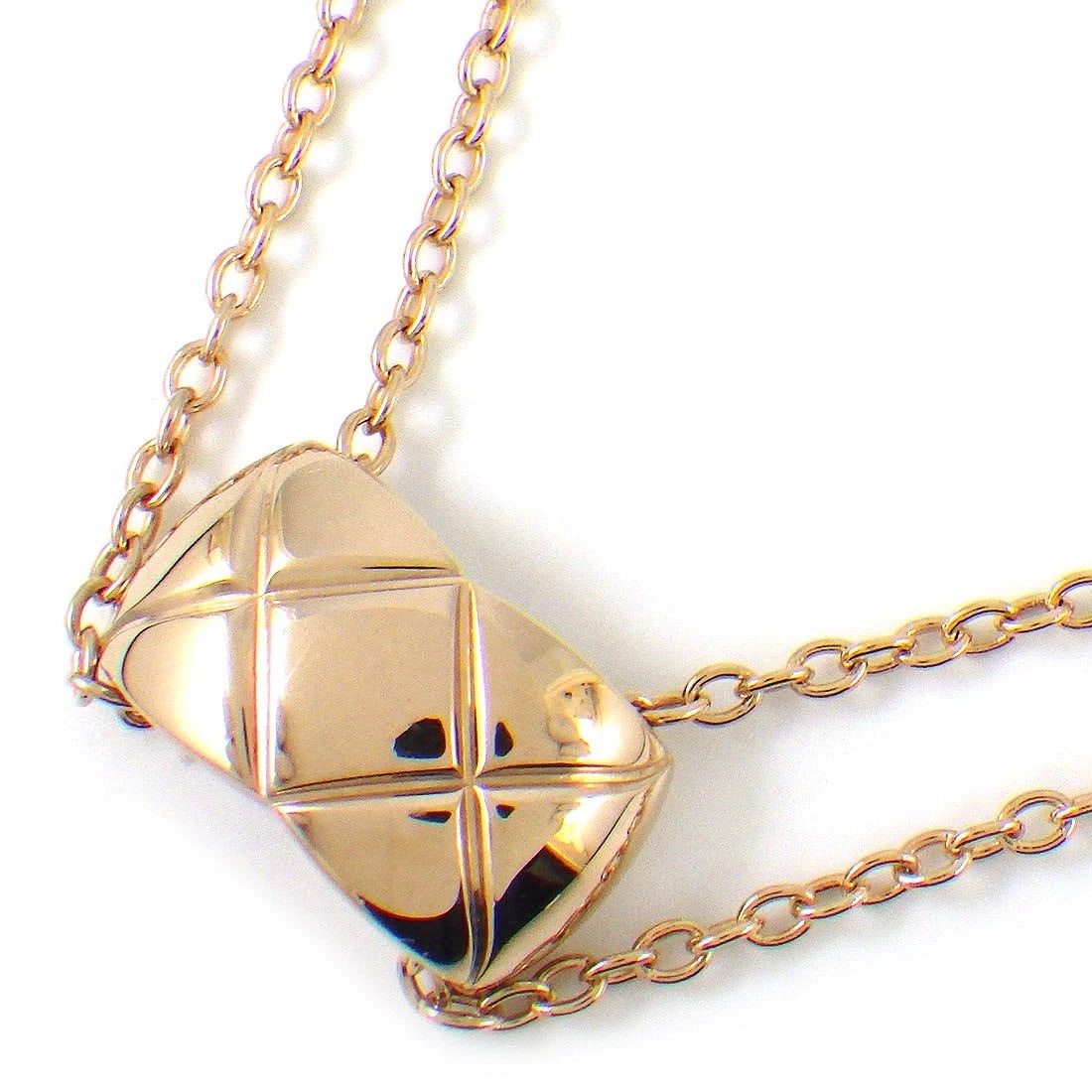 CHANEL NECKLACE COCO 750(18K) BEIGE GOLD (1 of 3)