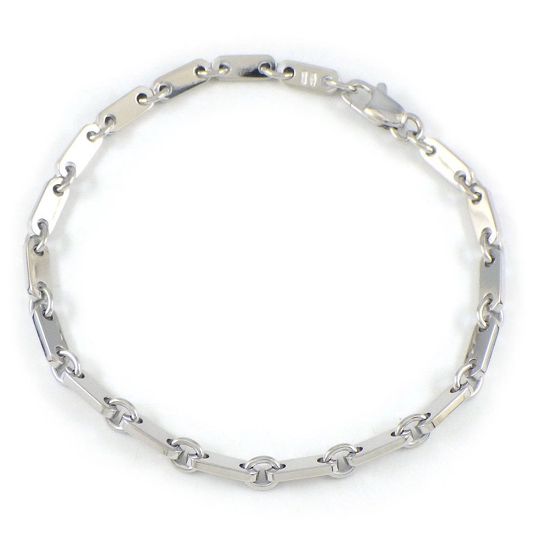 CARTIER BRACELET CHAIN 750(18K) WHITE GOLD (1 of 3)