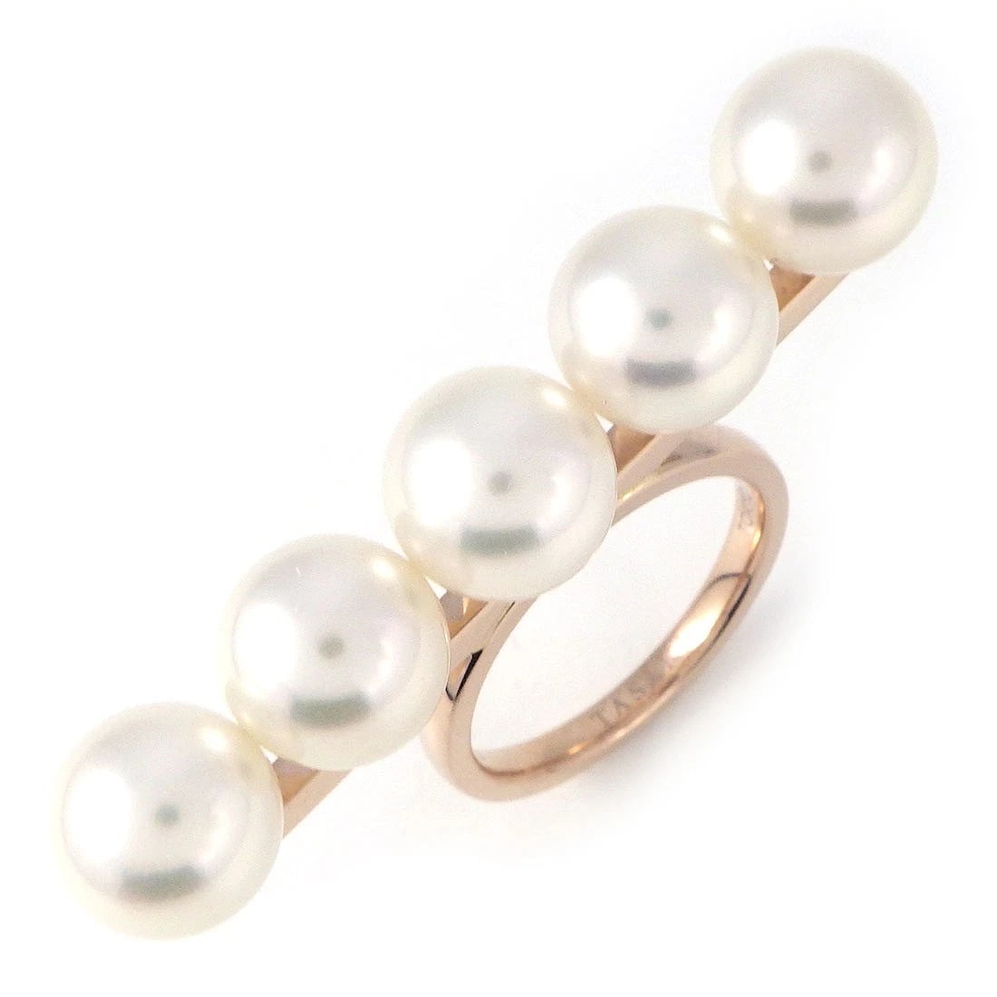 TASAKI RING BALANCE AKOYA PEARL 750 GOLD (1 of 3)