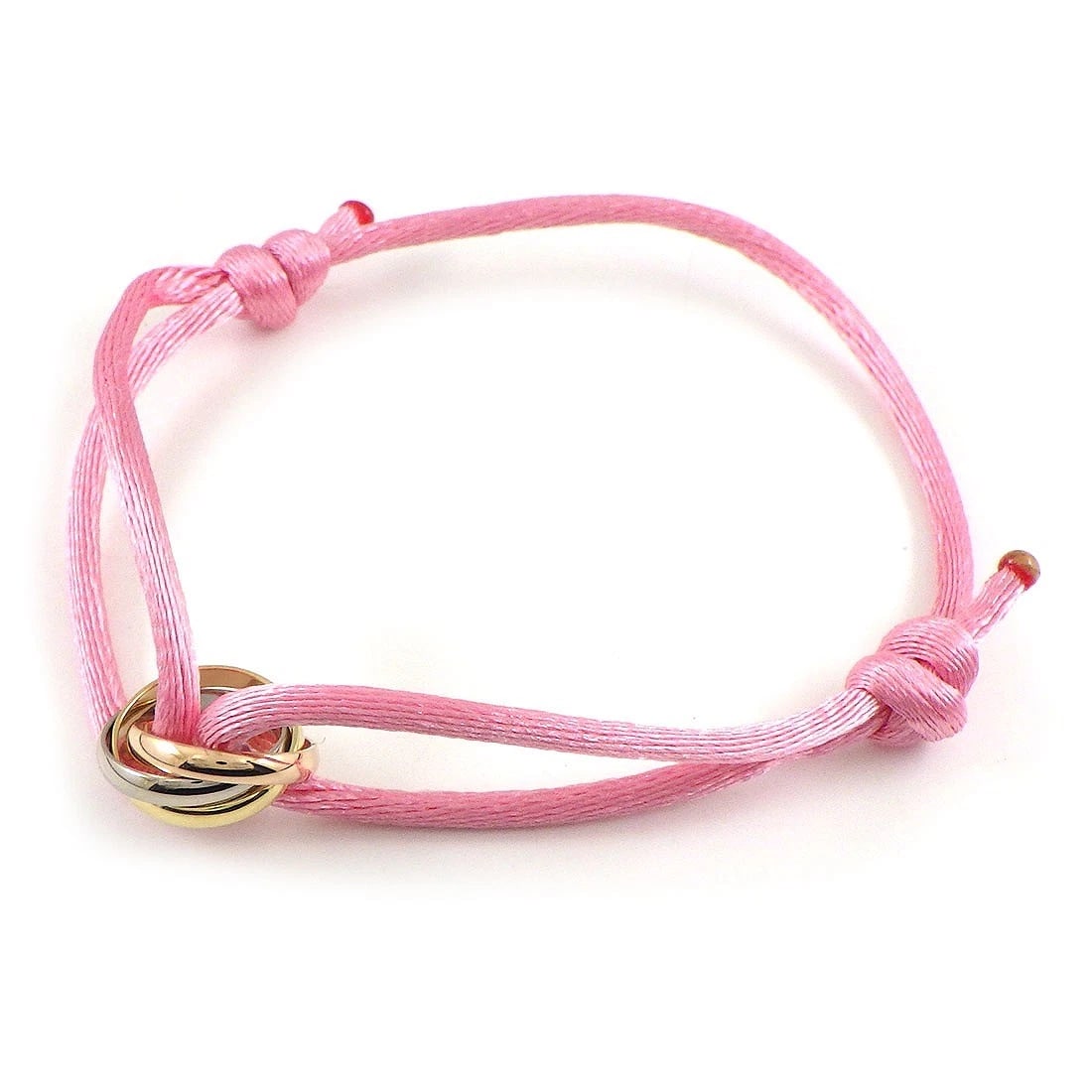 CARTIER BRACELET TRINITY BABY 750(18K) TRI-COLOR GOLD PINK (1 of 2)