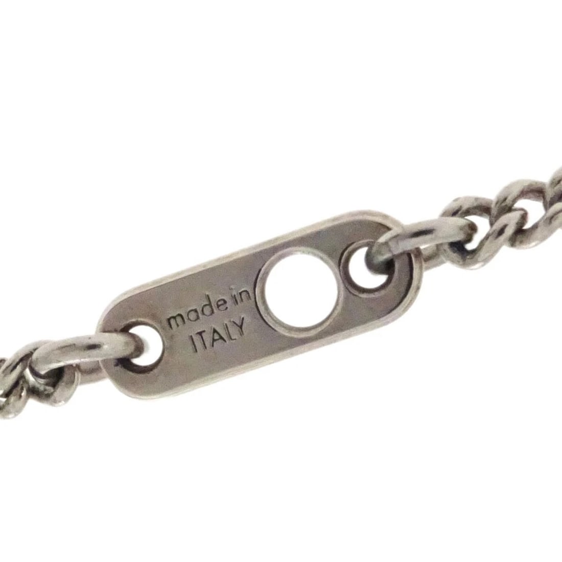 LOUIS VUITTON MONOGRAM ECLIPSE COLLIER CHARM CHAIN NECKLACE - 3