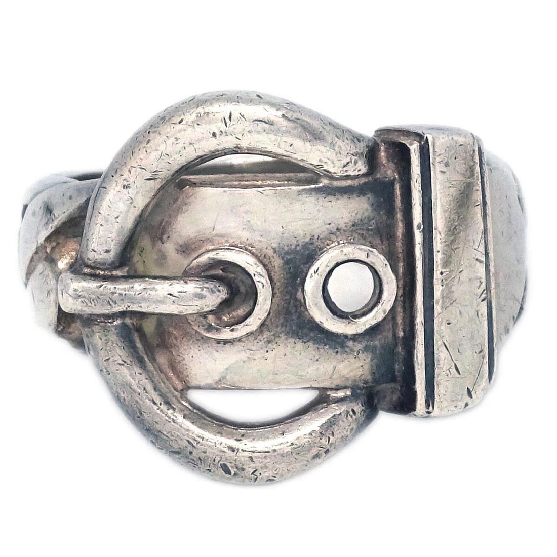 HERMES RING SILVER SV925: Hermes Ring Silver SV925 Brand: Hermes Type/Style: Ring Material: SV925, Color: Silver Size: 6 US Accessories: None Accessories Notice: When purchasing pre-owned goods, please refer to the