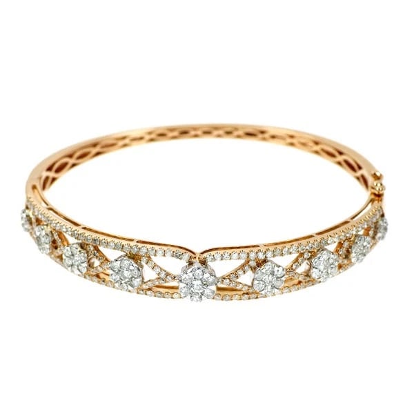 K18WG/ K18PG DIAMOND BANGLE (1 of 2)