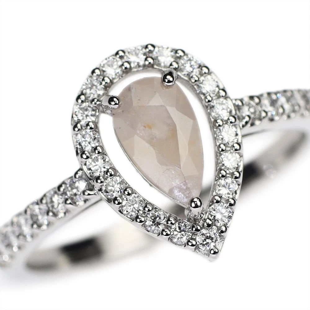 BRAND NEW RARE PT950 SRI LANKAN SILKY WHITE TAAFFEITE DIAMOND RING: Brand New Rare Pt950 Sri Lankan Silky White Taaffeite Diamond Ring Brand: None Type/Style: Ring Material: Metal Purity None, Metal Pt950, Main Stone/Creation None Color: None Size: 6 US 