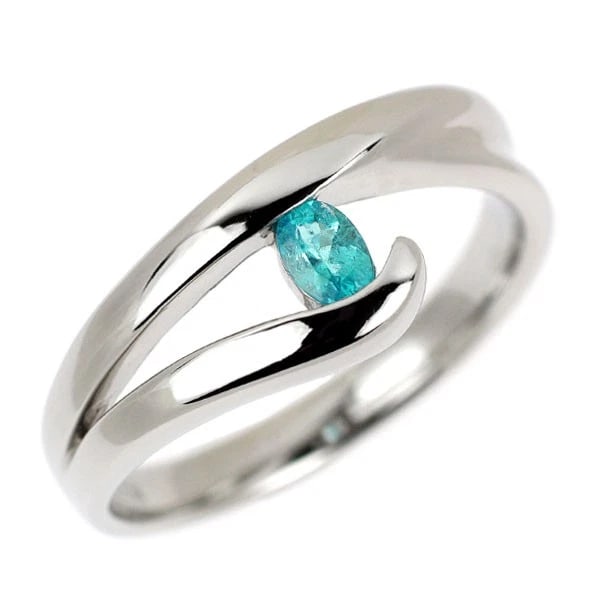 RARE PT900 BRAZILIAN PARAIBA TOURMALINE RING: Rare Pt900 Brazilian Paraiba Tourmaline Ring Brand: None Type/Style: Ring Material: Metal Purity 900, Metal Platinum, Main Stone/Creation tourmaline Color: Platinum Size: 6 US Accessories: