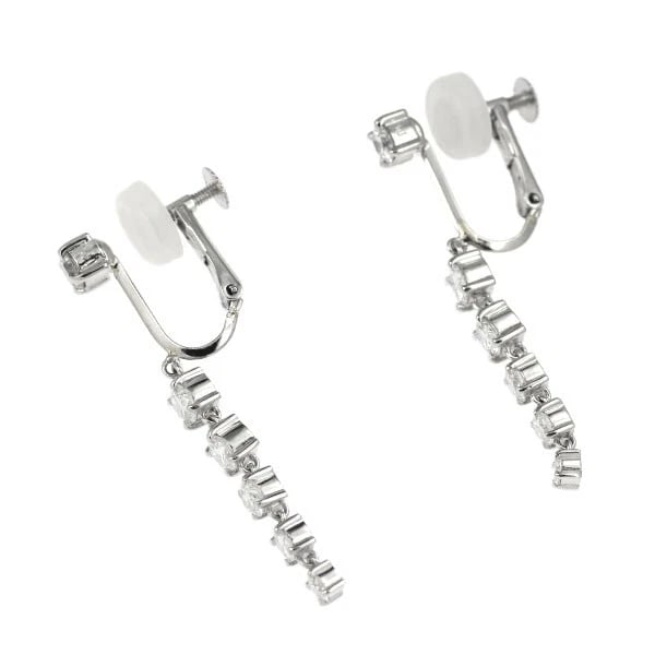 PT900 DIAMOND EARRING - 2