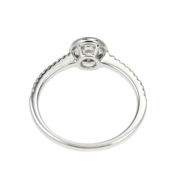 K18WG DIAMOND RING - 2