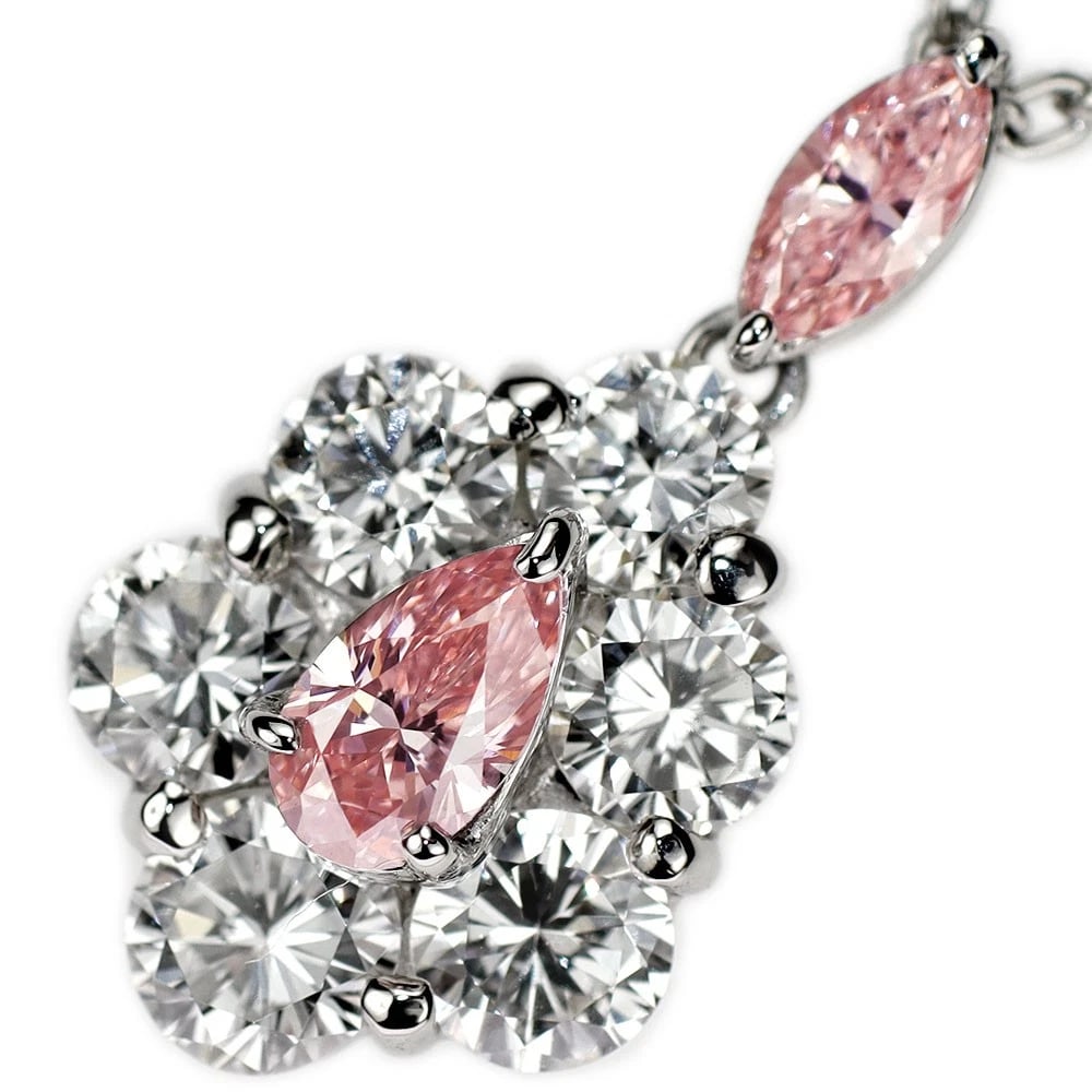 PT ARGYLE ORIGIN CERTIFIED NATURAL PINK DIAMOND PENDANT NECKLACE (1 of 2)