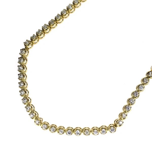 K18YG DIAMOND NECKLACE (1 of 3)