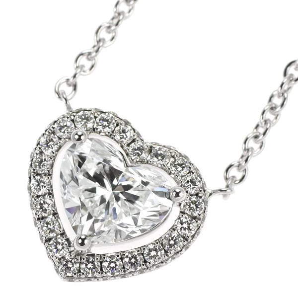 GRAFF K18WG HEART SHAPE DIAMOND PENDANT NECKLACE: GRAFF K18WG Heart Shape Diamond Pendant Necklace Brand: graphs Type/Style: Pendant Necklace Material: Metal Purity None, Metal K18WG, Main Stone/Creation Natural Color: None Size: Necklace: