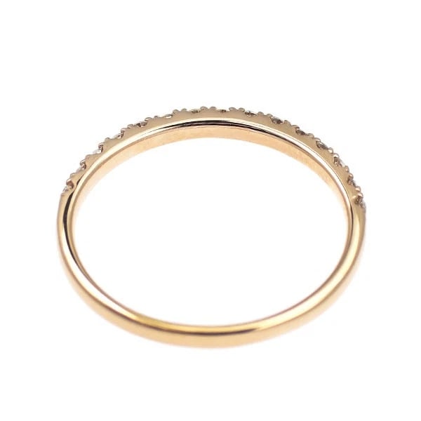 K18PG DIAMOND RING HALF ETERNITY - 2
