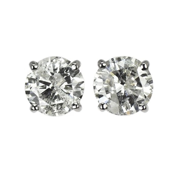 BRAND NEW PT900 SINGLE SIDE LDH DIAMOND EARRINGS: Brand New Pt900 Single Side LDH Diamond Earrings Brand: None Type/Style: piercing Material: Metal Purity 900, Metal Platinum, Main Stone/Creation Natural Color: None Size: