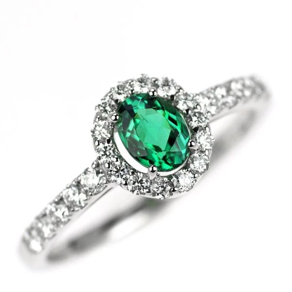 BRAND NEW PT950 STRAIGHT GREEN BRAZILIAN PARAIBA TOURMALINE DIAMOND RING: Brand New Pt950 Straight Green Brazilian Paraiba Tourmaline Diamond Ring Brand: None Type/Style: Ring Material: Metal Purity None, Metal Pt950, Main Stone/Creation tourmaline Color: none Size: