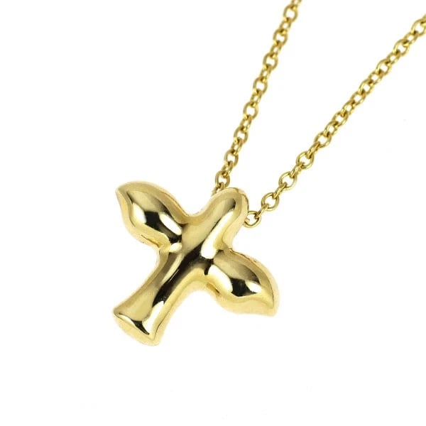TIFFANY K18YG PENDANT NECKLACE (1 of 2)