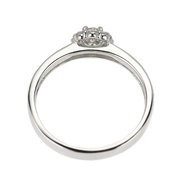 PT900 DIAMOND RING FLOWER - 2