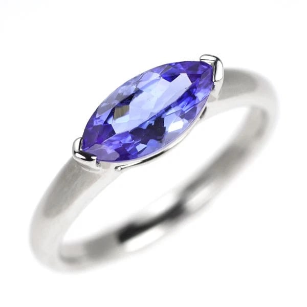 PT950 TANZANITE RING (1 of 2)