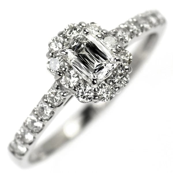 BRAND NEW PT900 CRISSCUT DIAMOND RING: Brand New Pt900 Crisscut Diamond Ring Brand: None Type/Style: Ring Material: Metal Purity 900, Metal Platinum, Main Stone/Creation Natural Color: None Size: 6 US Accessories: None Accessor