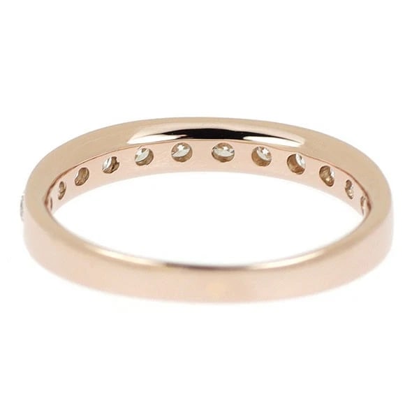 K18PG DIAMOND RING HALF ETERNITY - 2