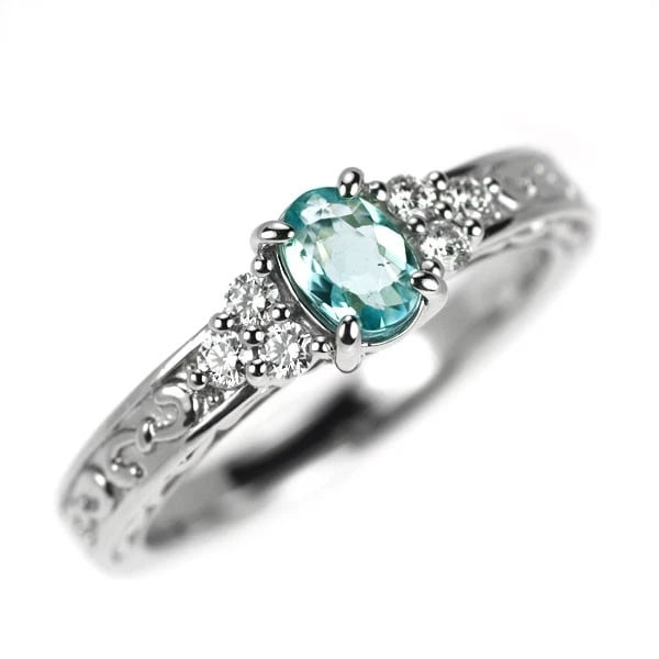 RARE PT998 GRANDIDIERITE DIAMOND RING: Rare Pt998 grandidierite diamond ring Brand: None Type/Style: Ring Material: Metal Purity 999, Metal Platinum, Main Stone/Creation Grandidierite Color: Platinum Size: 6 US Accessories: None