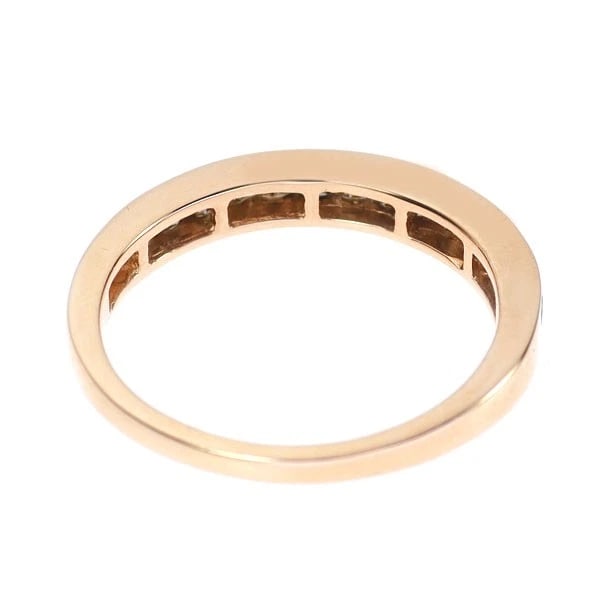 K18PG PRINCESS CUT DIAMOND RING - 2