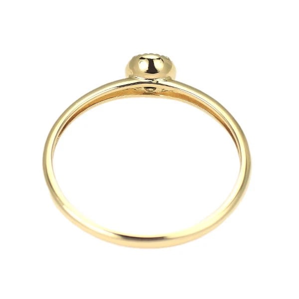 K18YG DIAMOND RING - 2