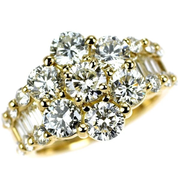 K18YG DIAMOND RING (1 of 2)