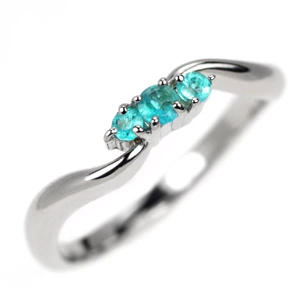 RARE PT900 PARAIBA TOURMALINE RING: rare Pt900 Paraiba tourmaline ring Brand: None Type/Style: Ring Material: Metal Purity None, Metal Pt900, Main Stone/Creation tourmaline Color: Platinum Size: 6 US Accessories: None
