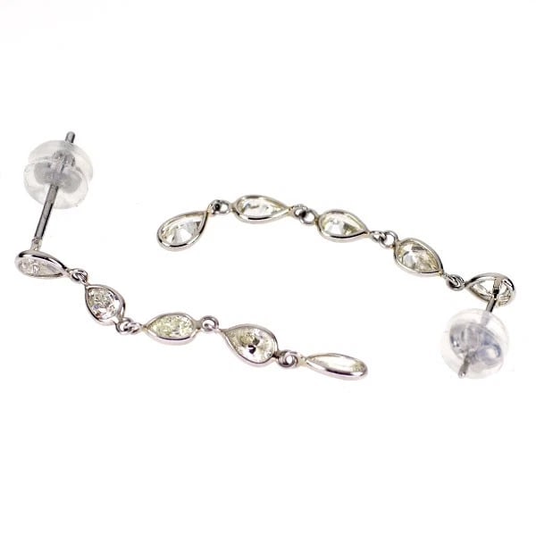 PT900 DIAMOND EARRING - 2