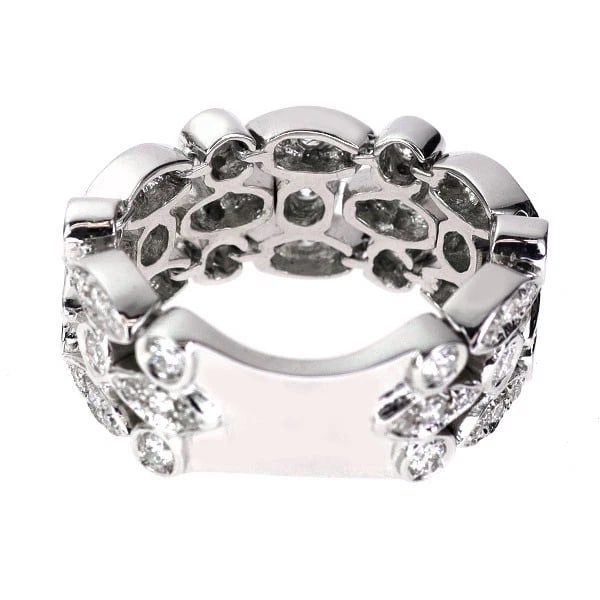 K18WG DIAMOND RING - 3