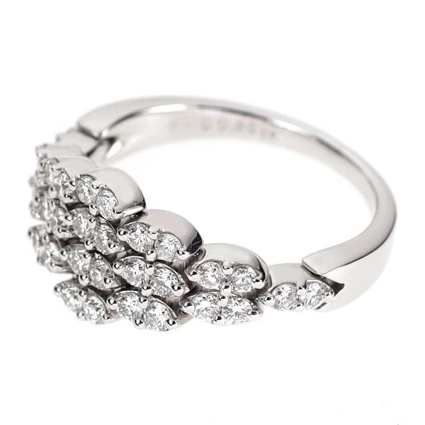 QUEEN K18WG DIAMOND RING - 2